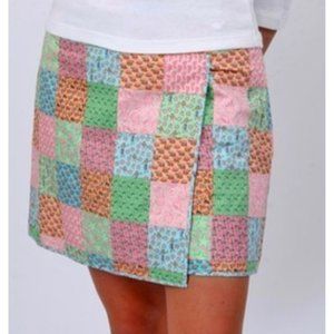 Vineyard Vines By Shep & Ian Patchwork Faux Wrap Skirt